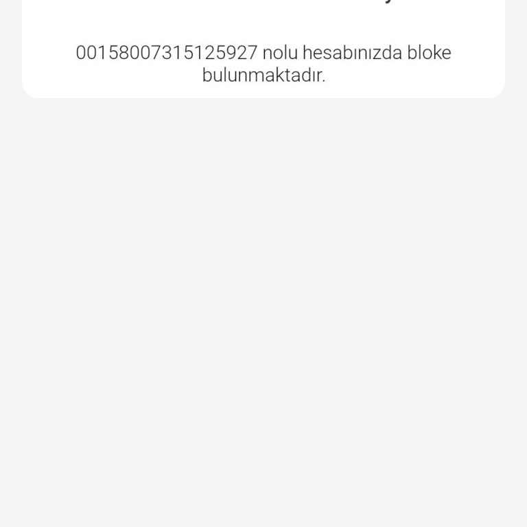 VakıfBank Hesaba Bloke Konulması