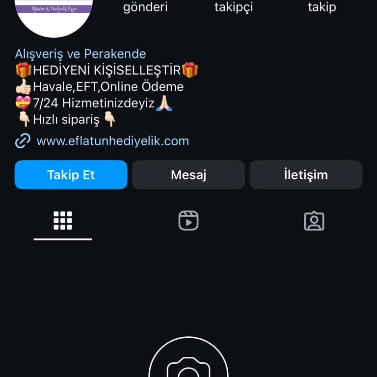 Eflatun Hediyelik Satıcı Tarafından Engelledim