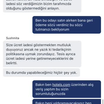 Hotels.com Geri Ödeme Sorunu Ve Müşteri Hizmetleri Deneyimi