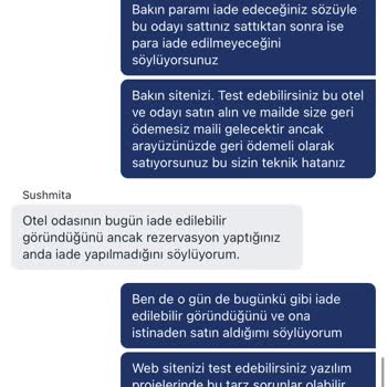 Hotels.com Geri Ödeme Sorunu Ve Müşteri Hizmetleri Deneyimi