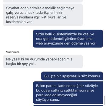 Hotels.com Geri Ödeme Sorunu Ve Müşteri Hizmetleri Deneyimi