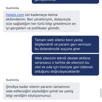 Hotels.com Geri Ödeme Sorunu Ve Müşteri Hizmetleri Deneyimi