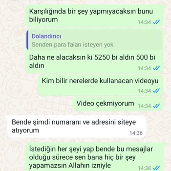 Leyla Yılmaz (Instagram: leylayilmaz_yatiirim) Müşteri Memnuniyetsizliği Ve Tehdit İddiası