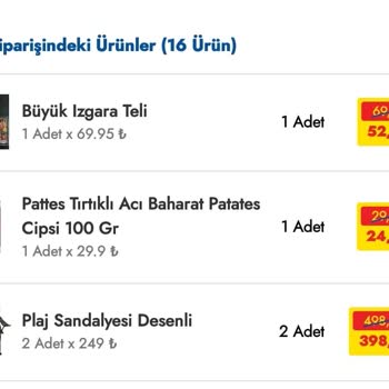 Şok Marketler Online Siparişte Eksik Ve Yanlış Ürün Gönderdi.