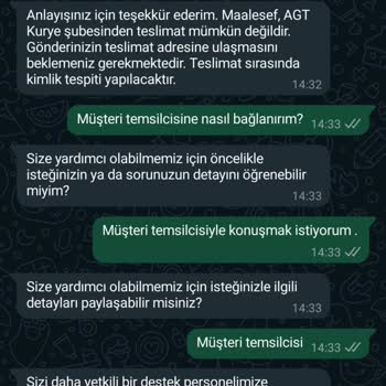 AGT Kurye (aynigunteslim.com) İsmi (AGT) Aynı Gün Teslimat Olan Fakat Aynı Gün Ulaşılamayan Bile Fi.