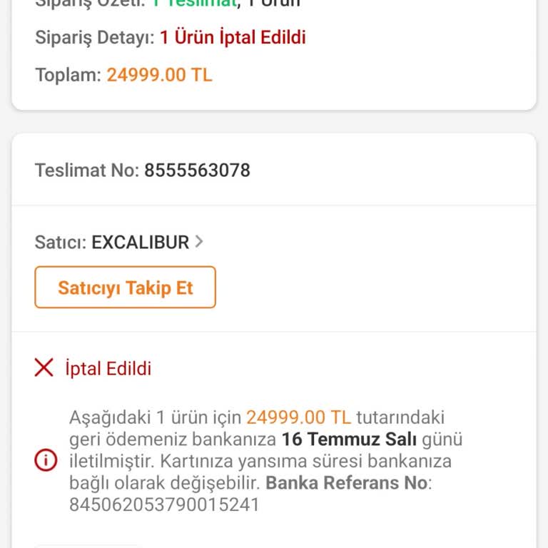 Casper Nirvana Casper Ürünümü Göndermiyor Excalibur