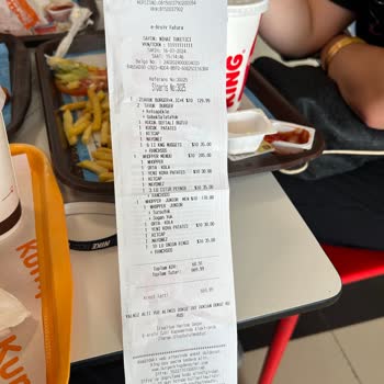 Serdivan AVM Burger King İçeceğin Kötü Olması