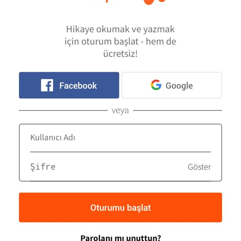 Wattpad'e Giriş Yapamıyorum