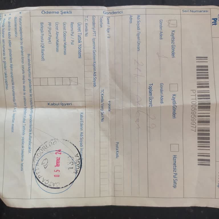 PTT Kargo PTT Mektup Zarfı Gönderimini Ciddiye Almıyor