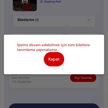 Passolig Kartınız Maç Özelinde Belirlenen Kuralları Sağlamadığı