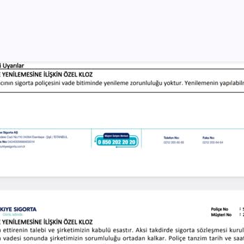 Türkiye Sigorta İsteğim Dışı Da Konut Sigorta Poliçesi Düzenliyor.