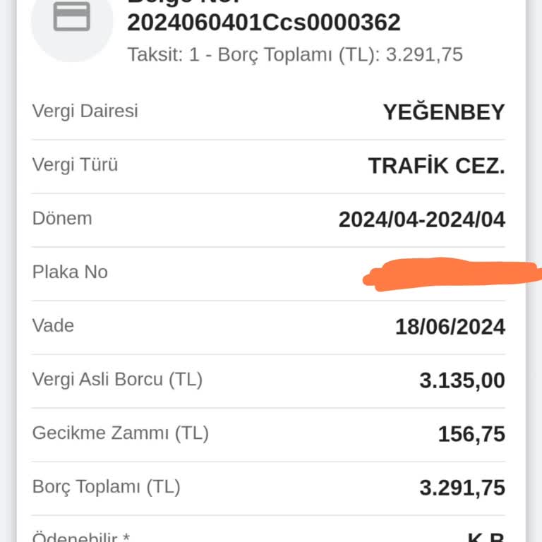 Emniyet Genel Müdürlüğü Sincan 12. Cadde Trafik Cezası