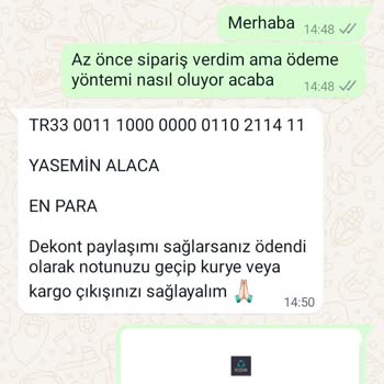 Esigarasanalmarket.com Sipariş Verdiğim Ürün Ulaşmadı Ve Geri Dönüş Yapılmadı