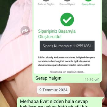 Ande Tesettür 18 Gündür Siparişim Elime Ulaşmadı