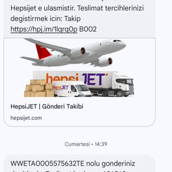 Hepsijet Kargo Şirketinden Şikayetçiyim