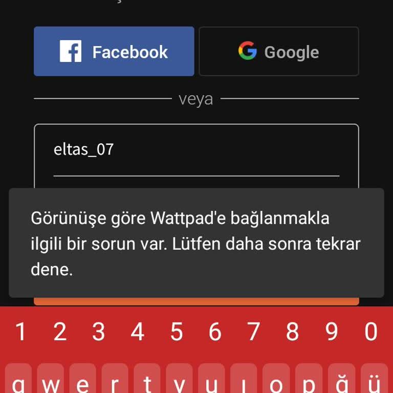 Wattpad Giriş SORUNU (İNTERNET Sağlanamıyor Diyor)
