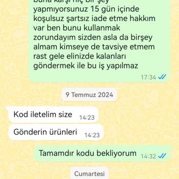 Eray Eşarp Yanlış Renk Ürünler Gönderiyor