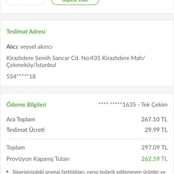 Trendyol Market Para İadesi Yapmıyor