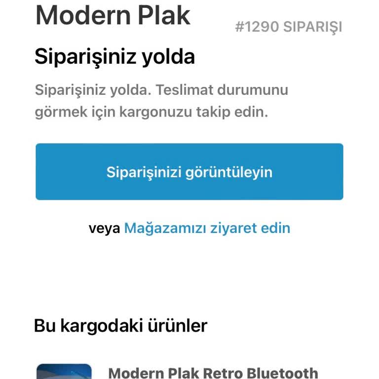 Modernplak.com Kargo Falan Yok Ortada