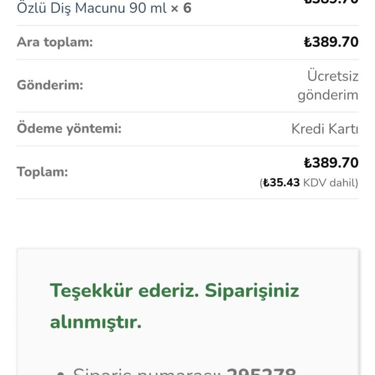 Kaytika Sitesinden Yapılan Alışveriş