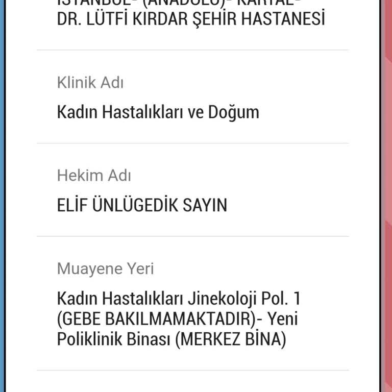 Kartal Dr. Lütfi Kırdar Şehir Hastanesi Poliklinik Randevu Sürecinde Yaşanan Sorunlar