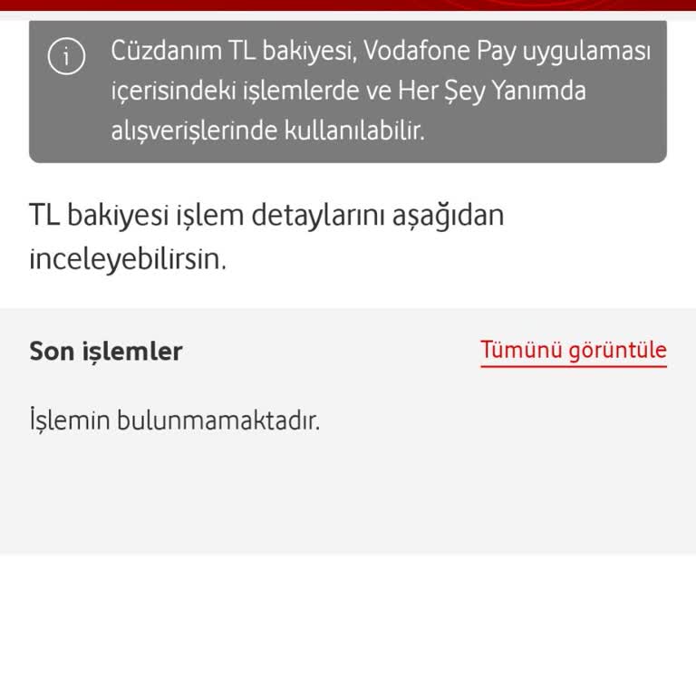 Vodafone Pay Vodafone Mobil Vaadine Uymuyor