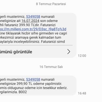 Millenicom İptal Olan Aboneliğe Fatura Çıkarıyor