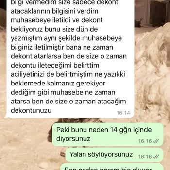 Ahel Tasarım İadem Yapılmadı Sorumsuzluk