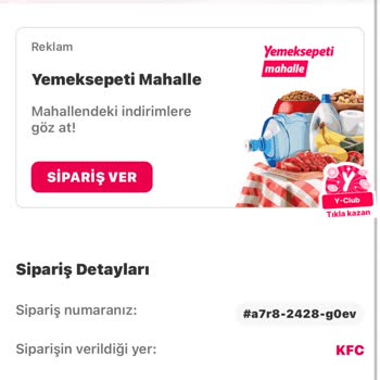 Şüpheli İşlemler Yemek Sepeti