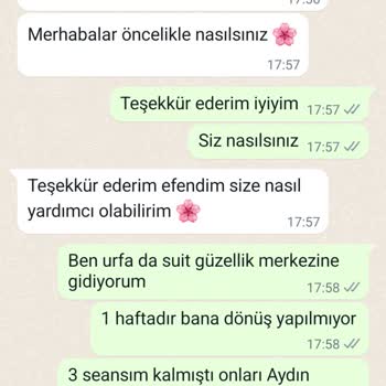 Urfa Suit Güzellik Merkezi: İlgisizlik Ve Yanıltıcı Hizmet