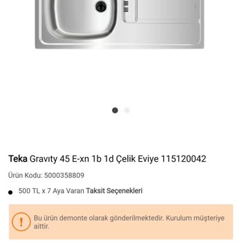 Koçtaş İstek Dışı Sipariş İptali