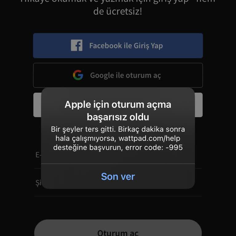 Wattpad: Bağlantı Sorunu
