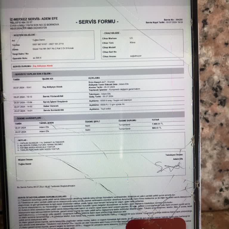 Servisfoni Mağdur Edildik Ve Hala Yapılmadı