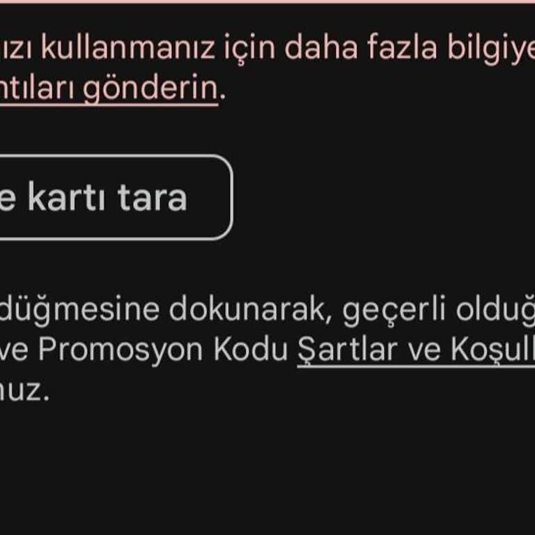 BİM Google Play Kodu Daha Fazla Bilgi İstemesi