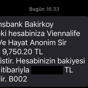 Viennalife Emeklilik Ve Hayat Bütün Emeklerimi Hiç Etti!...