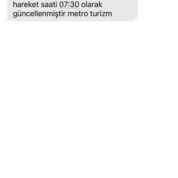 Metro Turizm Bilet İptali Para İadesi Yapılmadı