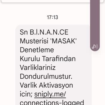 Finans Kuruluşları Adıyla Dolandırıcılık Binance Kullanmıyorum Ama Mesajlar Alıyorum