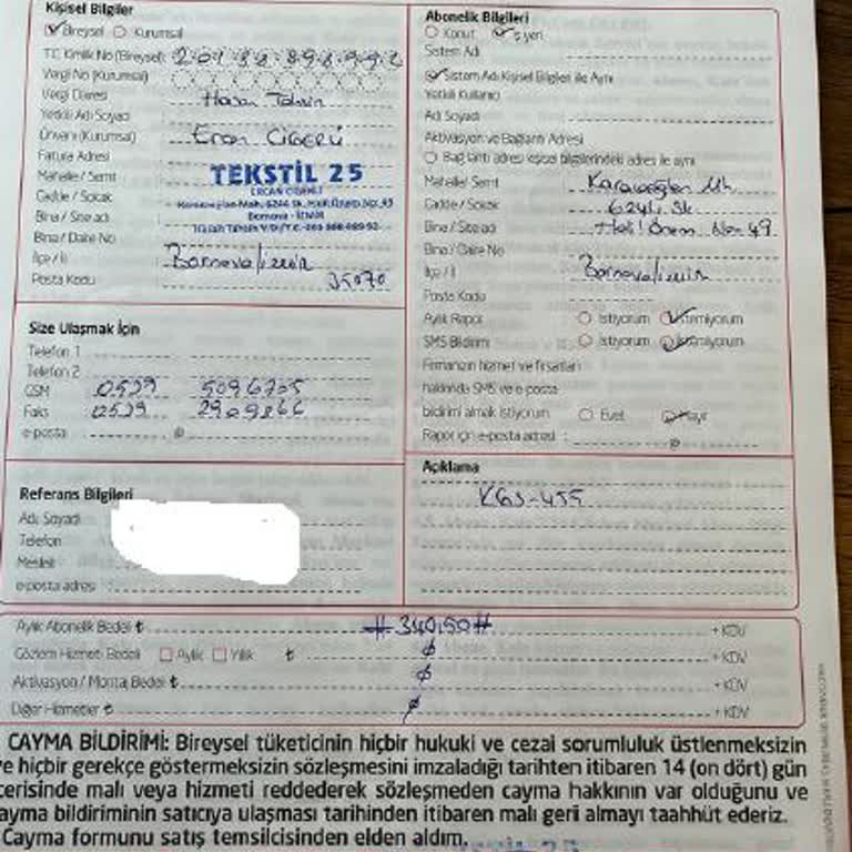 Kale Alarm Vefat Eden Kişinin Aboneliğini İptal Etmiyor