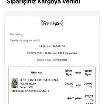 Renkte.com İade Ücretini Yatırmıyor