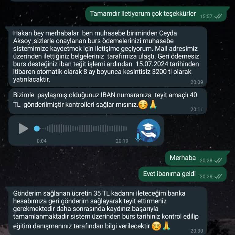 Öğrenciler Birliği Derneği Burs Ödemesi Sorunu
