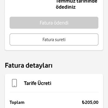 Vodafone Haberim Olmadan Ve Taahhüt Süresi Dolmadan Zam Yaptı.