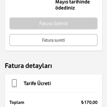 Vodafone Haberim Olmadan Ve Taahhüt Süresi Dolmadan Zam Yaptı.
