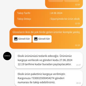 Trendyol Ürünün Tedarik Edilememesi