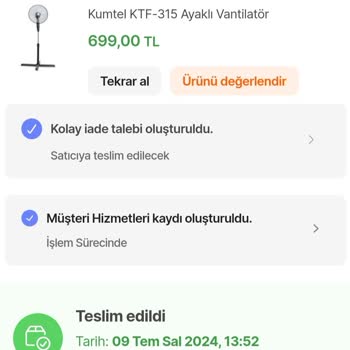 Hepsiburada Ürünü İadede Oyalıyor!
