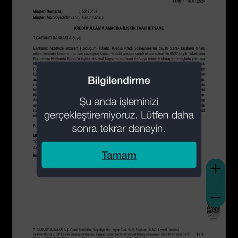 Garanti Bankası Kredi Başvuru