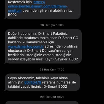 D Smart İptali Hk