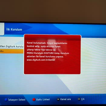 Digiturk Sinyal Bağlantısı Sorunu