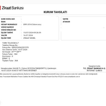 Türk Telekom Evde İnternet Fatura Sorunları