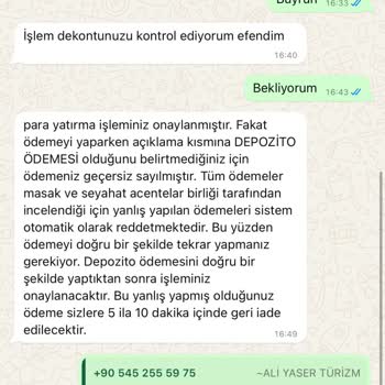 Yaser Turizm Turizm Şirketi İncelemesi