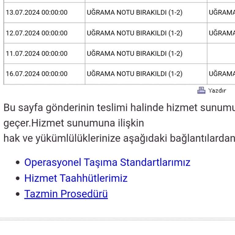 Aras Kargo Siteler Şubesi Mağduriyeti